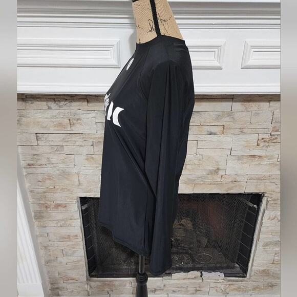 Women's Oao Solid Long Sleeve Mock Neck Rash Guard plus size 2X new!! - Picture 3 of 10